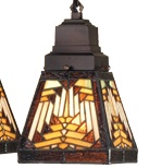 Tiffany Shade Only Lamp - MS228-07R-1 - handcrafted Tiffany stained glass lamp