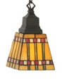 Tiffany Shade Only Lamp - MS287-07R-1 - handcrafted Tiffany stained glass lamp