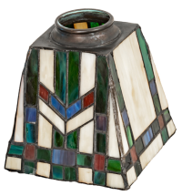 Tiffany Shade Only Lamp - MS288-07R-1 - handcrafted Tiffany stained glass lamp