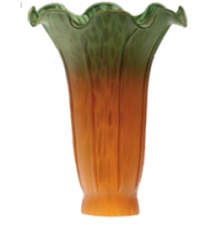 R12 - handcrafted Tiffany stained glass lamp