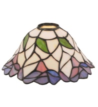 Tiffany Shade Only Lamp - SG1735-09R-1 - handcrafted Tiffany stained glass lamp