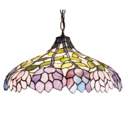 Tiffany Shade Only Lamp - SG319-20-1 - handcrafted Tiffany stained glass lamp