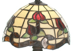 Tiffany Shade Only Lamp - SG601-07-27 - handcrafted Tiffany stained glass lamp