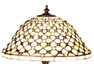 Tiffany Shade Only Lamp - SG634-14-1 - handcrafted Tiffany stained glass lamp