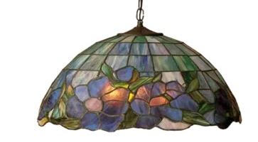 Tiffany Shade Only Lamp - SG671-20-1 - handcrafted Tiffany stained glass lamp