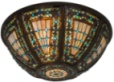 Tiffany Shade Only Lamp - SG699-24-3 - handcrafted Tiffany stained glass lamp