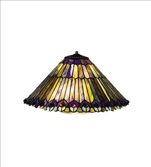 Tiffany Shade Only Lamp - TR546-17-1 - handcrafted Tiffany stained glass lamp
