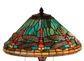 Tiffany Shade Only Lamp - TR812-16-3 - handcrafted Tiffany stained glass lamp