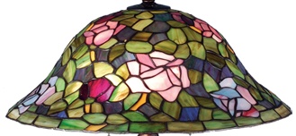 Tiffany Shade Only Lamp - TR833-16-1 - handcrafted Tiffany stained glass lamp