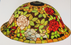 Tiffany Shade Only Lamp - TR833-24-1 - handcrafted Tiffany stained glass lamp