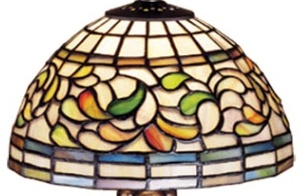 Tiffany Shade Only Lamp - TR839-08-1 - handcrafted Tiffany stained glass lamp