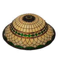 Tiffany Shade Only Lamp - TR844-24-1 - handcrafted Tiffany stained glass lamp