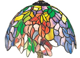 Tiffany Shade Only Lamp - TR857-10-3 - handcrafted Tiffany stained glass lamp