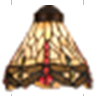 Tiffany Shade Only Lamp - TR860-07-3 - handcrafted Tiffany stained glass lamp