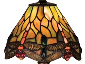 Tiffany Shade Only Lamp - TR860-07-5 - handcrafted Tiffany stained glass lamp