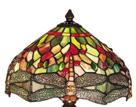 Tiffany Shade Only Lamp - TR860-12-5 - handcrafted Tiffany stained glass lamp
