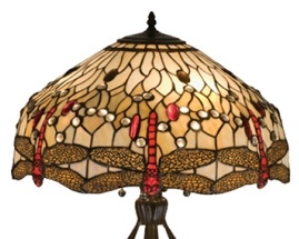 Tiffany Shade Only Lamp - TR860-22-3 - handcrafted Tiffany stained glass lamp