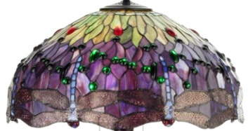Tiffany Shade Only Lamp - TR860-22-4 - handcrafted Tiffany stained glass lamp