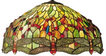 Tiffany Shade Only Lamp - TR860-22-5 - handcrafted Tiffany stained glass lamp