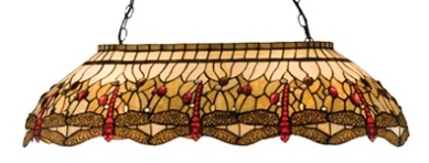 Tiffany Shade Only Lamp - TR860-40P-3 - handcrafted Tiffany stained glass lamp