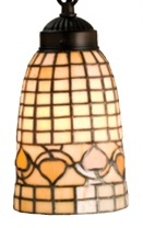 Tiffany Shade Only Lamp - TR871-05R-1 - handcrafted Tiffany stained glass lamp