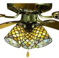 Tiffany Shade Only Lamp - TR897-04R-1 - handcrafted Tiffany stained glass lamp