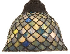 Tiffany Shade Only Lamp - TR897-08R-1 - handcrafted Tiffany stained glass lamp