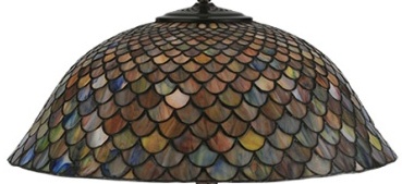 Tiffany Shade Only Lamp - TR897-16-1 - handcrafted Tiffany stained glass lamp