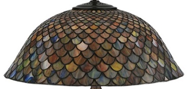 Tiffany Shade Only Lamp - TR897-20-1 - handcrafted Tiffany stained glass lamp