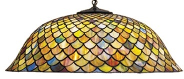 Tiffany Shade Only Lamp - TR897-24-1 - handcrafted Tiffany stained glass lamp