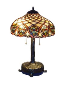 16099 - Handcrafted Stained Glass Lamp