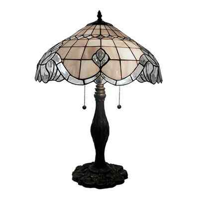 1724+BB09 - handcrafted Tiffany stained glass lamp