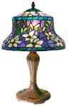1944+MB178 - handcrafted Tiffany stained glass lamp