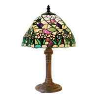 1953+MB46 - handcrafted Tiffany stained glass lamp