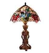2848+BB818 - handcrafted Tiffany stained glass lamp