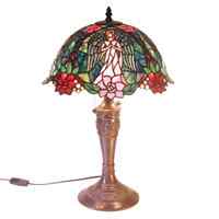 2856+BB656 - handcrafted Tiffany stained glass lamp