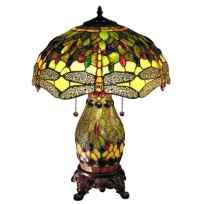305G/16DL - handcrafted Tiffany stained glass lamp
