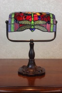 305R/BTL - handcrafted Tiffany stained glass lamp