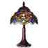 3148+SB33 BLUE - handcrafted Tiffany stained glass lamp