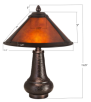 6200-12-JX22 - handcrafted Tiffany stained glass lamp