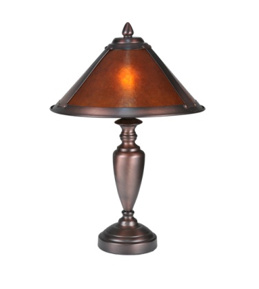 6200-12-MDY - handcrafted Tiffany stained glass lamp
