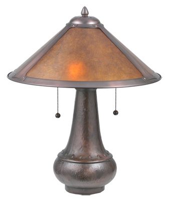 6200-16-GL20M - handcrafted Tiffany stained glass lamp