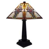 630+MB102 - handcrafted Tiffany stained glass lamp