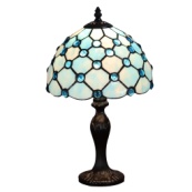 7572 - handcrafted Tiffany stained glass lamp