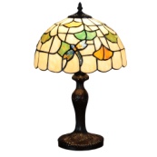 7576 - handcrafted Tiffany stained glass lamp