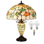 7577 - handcrafted Tiffany stained glass lamp