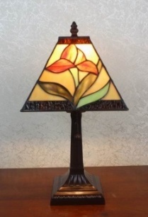 Tiffany Table Lamp - AM029TL08 - handcrafted Tiffany stained glass lamp