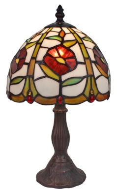 Tiffany Table Lamp - AM039TL08 - handcrafted Tiffany stained glass lamp