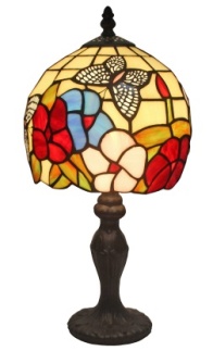 Tiffany Table Lamp - AM048TL08 - handcrafted Tiffany stained glass lamp