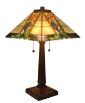 Tiffany Table Lamp - AM058TL14 - handcrafted Tiffany stained glass lamp